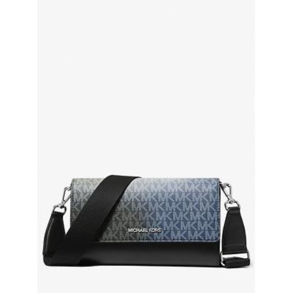 MICHAEL KORS Jet Set Large Ombre Signature Logo Crossbody Bag NWT